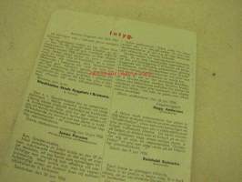 Grudén-kedjan prislista nr 6 oktober 1938 -lumiketjumainos