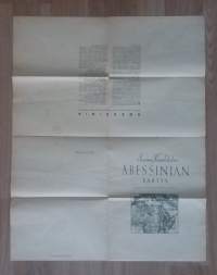 Suomen Kuvalehden Abessinian kartta v. 1935