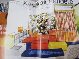 Tilkku-Tiina 1969 nr 2 - PMK (Puuvillatehtaiden Myyntikonttori) asiakaslehti, muotia, tuotetietoa, sisustusta ym.