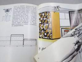 Tilkku-Tiina 1969 nr 2 - PMK (Puuvillatehtaiden Myyntikonttori) asiakaslehti, muotia, tuotetietoa, sisustusta ym.