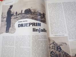 Suomen Kuvalehti 1943 nr 39, 25. syysk., kansikuva SS-vapaaehtoisten sankarihautajaiset Hietaniemessä, V.E. Tuompo,Mihaila &amp; Mari Mokeinen, Mottikaikuja Karhulasta