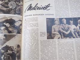 Suomen Kuvalehti 1943 nr 39, 25. syysk., kansikuva SS-vapaaehtoisten sankarihautajaiset Hietaniemessä, V.E. Tuompo,Mihaila &amp; Mari Mokeinen, Mottikaikuja Karhulasta