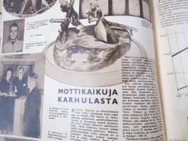 Suomen Kuvalehti 1943 nr 39, 25. syysk., kansikuva SS-vapaaehtoisten sankarihautajaiset Hietaniemessä, V.E. Tuompo,Mihaila &amp; Mari Mokeinen, Mottikaikuja Karhulasta