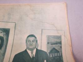Kuluttaja 1958 nr 45, Kansikuva Wäinö Aaltonen / Taiteilijaliitto 1958, Lihankäyttö kotitaloudessa, Korkealle kehon kunto, mainoksia, ym.