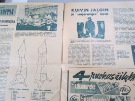 Kuluttaja 1958 nr 45, Kansikuva Wäinö Aaltonen / Taiteilijaliitto 1958, Lihankäyttö kotitaloudessa, Korkealle kehon kunto, mainoksia, ym.