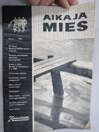 Aika ja Mies 1958 nr 1 -Kuusinen Oy asiakaslehti / miestenmuotilehti