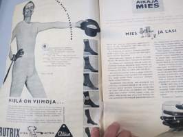 Aika ja Mies 1958 nr 1 -Kuusinen Oy asiakaslehti / miestenmuotilehti