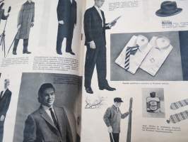 Aika ja Mies 1958 nr 1 -Kuusinen Oy asiakaslehti / miestenmuotilehti