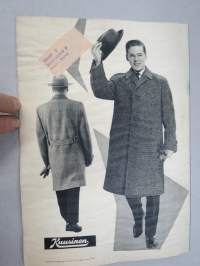 Aika ja Mies 1958 nr 1 -Kuusinen Oy asiakaslehti / miestenmuotilehti