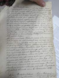 Kauppakirja Lieto - Isotalo verorustholli, myyjä Juho Matinpoika Sakari, ostaja Juho Matinpoika Isotalo, 6.11.1830 -ruotsinkielinen asiakirja