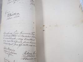 Kauppakirja Lieto - Isotalo verorustholli, myyjä Juho Matinpoika Sakari, ostaja Juho Matinpoika Isotalo, 6.11.1830 -ruotsinkielinen asiakirja