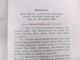 Nuorisoseuraliikkeen 25-wuotismuisto. Kokousten selontekoja