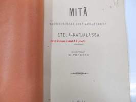 Mitä nuorisoseurat ovat vaikuttaneet Etelä-Karjalassa