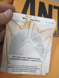 ANT Tupakka - SOK Koulupalvelu oppivälinesarja tupakoinnin vastaiseen kampanjaan 1973 -erikoiset havaintovälineet ja selostukset mm. hyönteisten  lamauttamisesta...