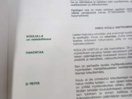 ANT Tupakka - SOK Koulupalvelu oppivälinesarja tupakoinnin vastaiseen kampanjaan 1973 -erikoiset havaintovälineet ja selostukset mm. hyönteisten  lamauttamisesta...