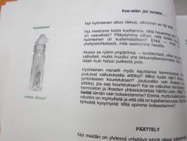 ANT Tupakka - SOK Koulupalvelu oppivälinesarja tupakoinnin vastaiseen kampanjaan 1973 -erikoiset havaintovälineet ja selostukset mm. hyönteisten  lamauttamisesta...