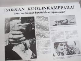 ANT Tupakka - SOK Koulupalvelu oppivälinesarja tupakoinnin vastaiseen kampanjaan 1973 -erikoiset havaintovälineet ja selostukset mm. hyönteisten  lamauttamisesta...