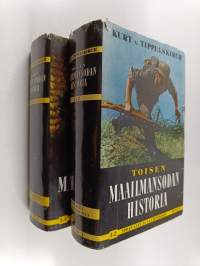 Toisen maailmansodan historia 1 - 4  (kaksi kirjaa) : Sodan alku ja laajeneminen ; Sodan käänne ja loppu