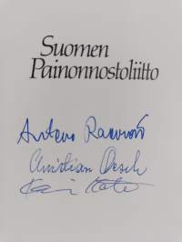 Raskasta rautaa : Suomen painonnostoliitto 50 vuotta, 1934-1984 (signeerattu)
