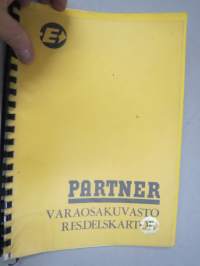 Partner moottorisahat varaosakuvasto -malliluettelo näkyy kohteen kuvista