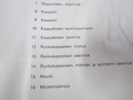 Raket 62 moottorisaha korjaamokäsikirja
