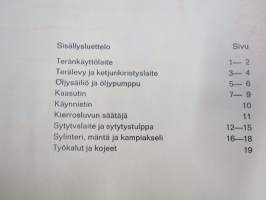 Stihl 1108 moottorisaha huoltokirja