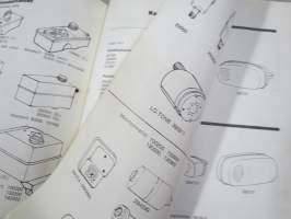 Briggs &amp; Stratton 4-tahtimoottorit 2-18 hv Hintaluettelo 1982 + kuvastoja ym.