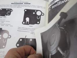 Briggs &amp; Stratton 4-tahtimoottorit 2-18 hv Hintaluettelo 1982 + kuvastoja ym.