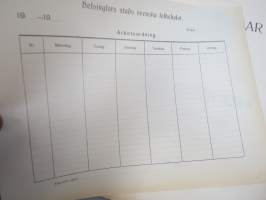 Mallipiirustuksia I koulujen käsitöitä varten 1901 Modellritningar I för skolslöjd