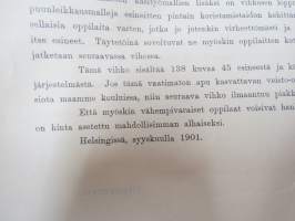 Mallipiirustuksia I koulujen käsitöitä varten 1901 Modellritningar I för skolslöjd