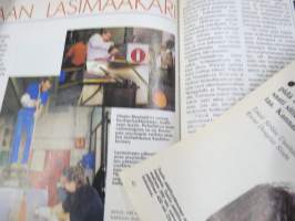 Yhteishyvä 1989 nr 12, 29.11.1989, Suomen lasimuotoilu on uudistunut Tiina NMordström - Markku Salo - Taru Syrjänen, SOK / S-ryhmä monipuolinen asiakaslehti