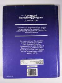 Advanced Dungeons and Dragons, Legends and Lore