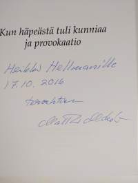 Kun häpeästä tuli kunniaa ja provokaatio : Näkökulmia tabuja rikkovaan taiteeseen (tekijän omiste)