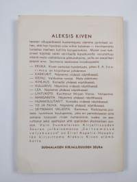 Nummisuutarit (eripainos Aleksis Kiven koottujen teosten 2 osasta)