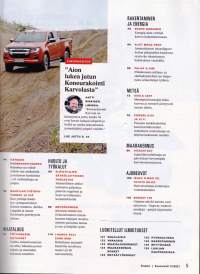 Koneviesti 12/2021. Teemana koneurakointi. 4x4 pakettiautot, Minikaivuukoneet. Valtra 235D. Konerahoitus. Ponsse K101 ja K111, Isuzu D-Max vs. Toyota Hilux