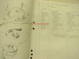 Archimedes Penta 40 (B juni 1970) Reservdelslista Spare parts list -varaosaluettelo