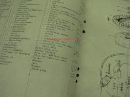 Archimedes Penta 40 (B juni 1970) Reservdelslista Spare parts list -varaosaluettelo
