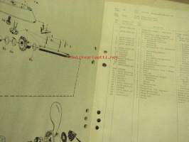 Archimedes Penta 40 (B juni 1970) Reservdelslista Spare parts list -varaosaluettelo