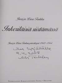 Inkeriläisiä siirtämässä : Jussi ja Liisa Tenkun päiväkirjat 1943-1944 (signeerattu, tekijän omiste)