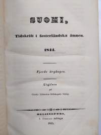 Suomi, Tidskrift i fosterländska ämnen : 1844-1846