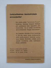 Leijonan pojat : &quot;Lauluja sotapojille ja kotirintamalle&quot; -sävellyskilpailun tuloksia ja muita sotatalven 1939-40 lauluja