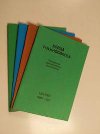 Borgå folkhögskola : läsåret 1980-1981 ; 1981-1982 ; 1984-1985 ; 1985-1986
