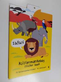 Klistermaerkebog Safari = Sticker book Safari