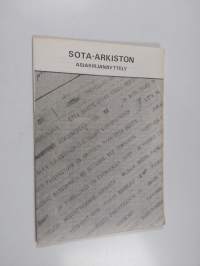 Sota-arkiston asiakirjanäyttely