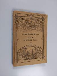 Johann Gottlieb Fichtes Reden an die deutche Nation