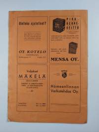 Wasama 2/1947 : Hämeenlinnan Lyseon teinikunnan lehti