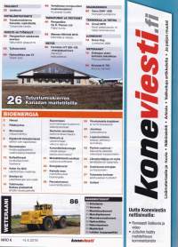 Koneviesti 6/2016. Bioenergia osio 42 sivua. Jankkurit.