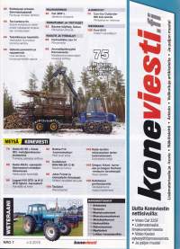 Koneviesti 7/2016. Bioenergia osio 42 sivua. Metsäkoneviesti. Raivaussahat.