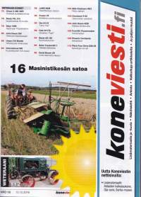 Koneviesti 18/2016. Vuoden 1957 traktorikauppa. Bobcat Suomessa 50-v.