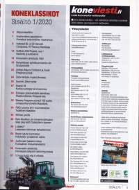 Koneviesti 3/2020. Koneklassikot -osio 66 sivua. Keskipakolevittimet.